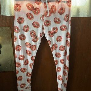 Victoria secret pink sprinkle donut pajama pants L